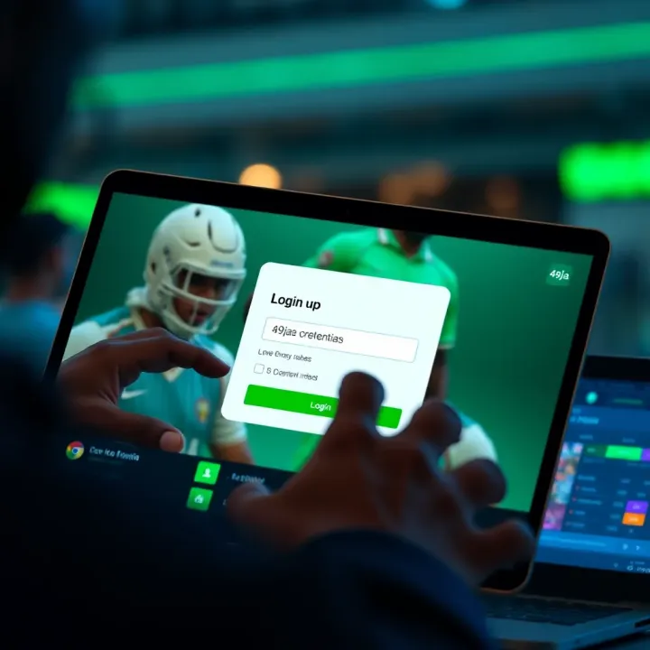 User entering login credentials on a digital device