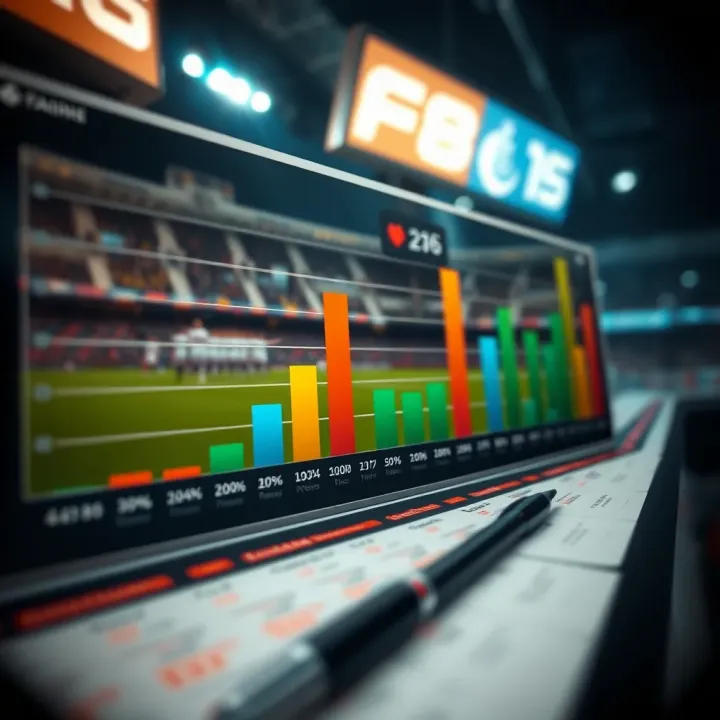 Graph showing trends and key factors influencing football match outcomes