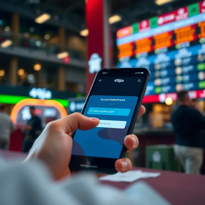 User entering password on mobile device for account authentication