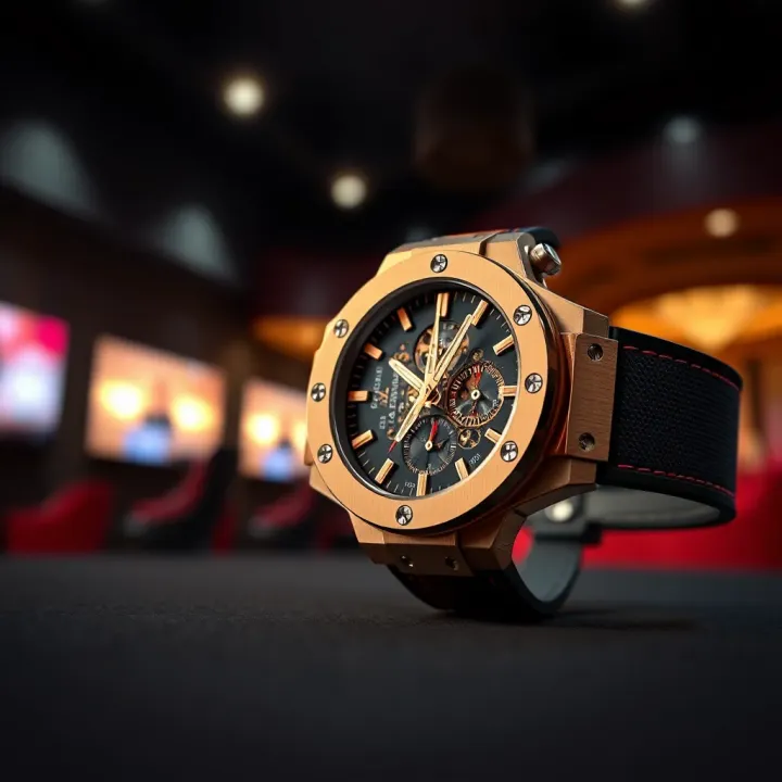 Elegant Hublot Genève wristwatch showcasing its intricate dial and polished casing