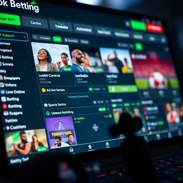 Online gaming platform interface showing popular betting categories and user interaction options