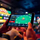 Visual representation of the benefits and features of playing risk-free games on a digital device