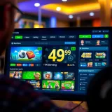 Digital interface showcasing various gaming and betting options on an online platform